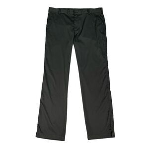 Nike Golf Pants Mens 38 Black Dri Fit Tech Stretch Mid Rise Golf Chino